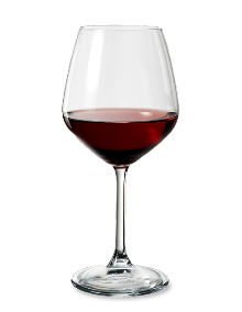 Ein Glas Rotwein