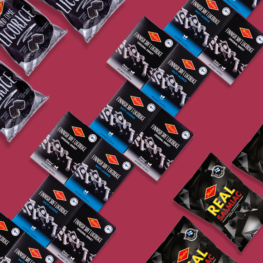 Verschiedene Samiakpackungen