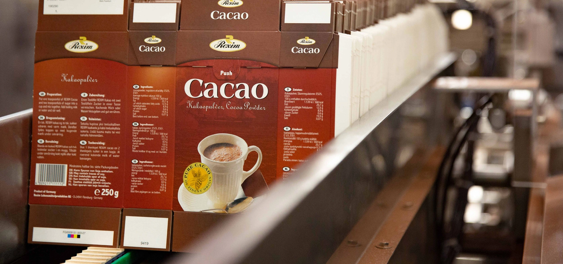 Kakaopackungen