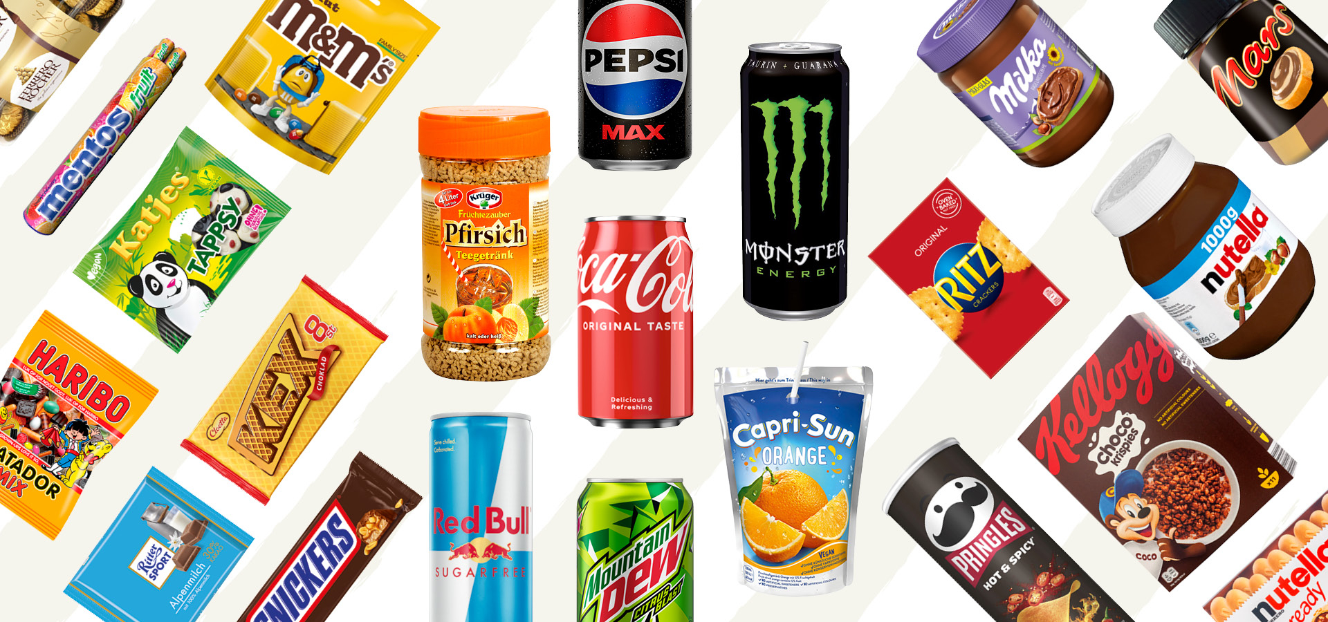 Verschiedene Süßigkeiten